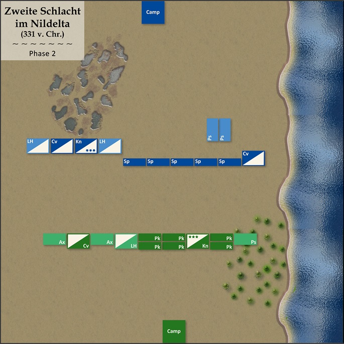 DBA-Kampagne "Conquest of Persia" - Zweite Schlacht im Nildelta (2)
